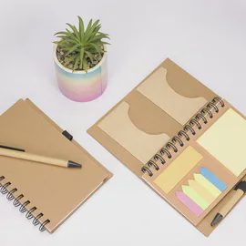 Imagem do produto Caderno Ecológico com Autoadesivos e Caneta